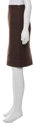 Prada Knee-Length Pencil Skirt Brown Knee-Length Pencil Skirt