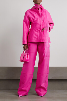 ジャケット Pink Silk and Wool Blazer Jacket gucci-pink-silk-and-wool-
