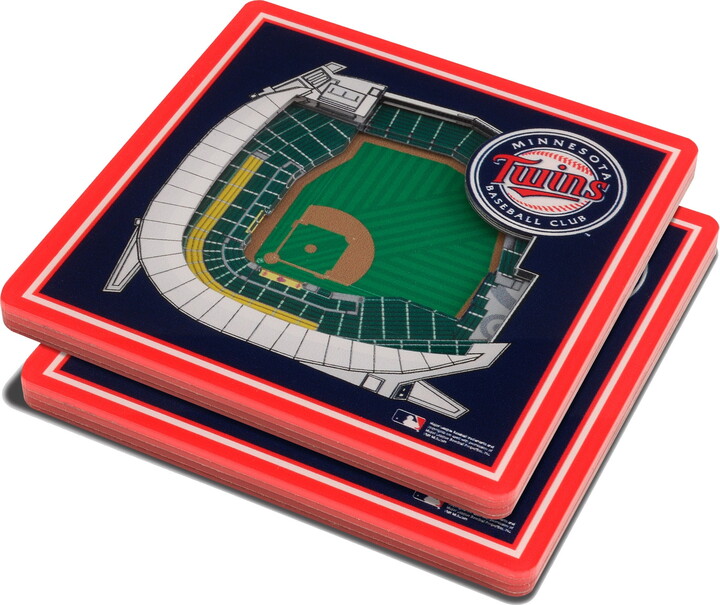 Blue Minnesota Twins 3D StadiumViews Coasters