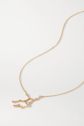 Sarah & Sebastian SARAH & Celestial Virgo 10-karat Gold Diamond Necklace - one size