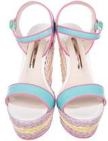 Thumbnail for your product : Nicholas Kirkwood Stripe Wedge Sandals