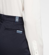 Thumbnail for your product : 7 For All Mankind Mid-rise slim cropped twill pants