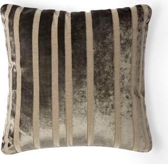Pillowpops Pewter Posh Throw Square Pillow Cover & Insert