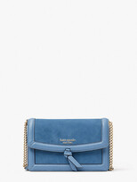 Thumbnail for your product : Kate Spade Knott Leather & Suede Flap Crossbody