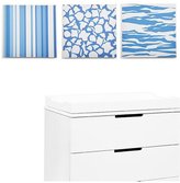 Thumbnail for your product : Modern Littles Sky Baby Boy Strips and Stripes Canvas Print Set/3