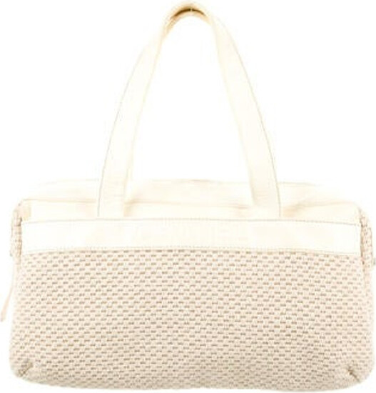 Chanel Bowling Bag leather handbag - ShopStyle