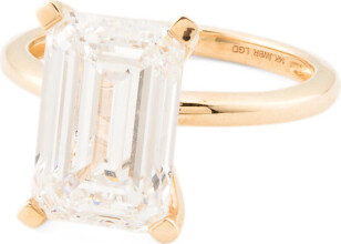 TJMAXX 14Kt Gold Lab Grown Diamond Emerald Cut Ring, Diamond/Gold