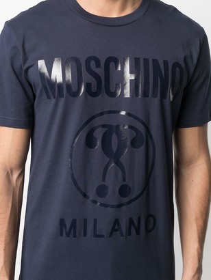 Moschino question mark logo T-shirt