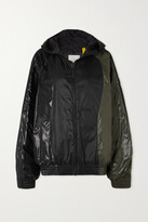 Thumbnail for your product : MONCLER GENIUS + Adidas Originals Balzers Hooded Paneled Shell Down Jacket - Green