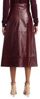 Thumbnail for your product : Sea Lidia A-Line Leather Skirt