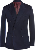 Thumbnail for your product : Dolce & Gabbana Cotton-Blend Piqué Double-Breasted Blazer