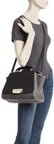 Thumbnail for your product : Zac Posen Zac Eartha Soft Top Handle Denim and Leather Satchel