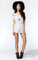 Thumbnail for your product : Kendall & Kylie Short Sleeve Off Shoulder Romper