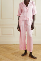 Thumbnail for your product : Skin Tay Stretch-silk Satin Pajama Set
