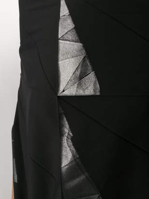 Issey Miyake off the shoulder origami dress