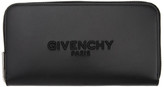 Thumbnail for your product : Givenchy Black Embroidered Logo Continental Wallet