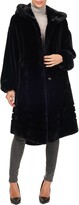 Thumbnail for your product : Gorski Short-Nap Mink Coat w/ Hood and Sheared Sleeves