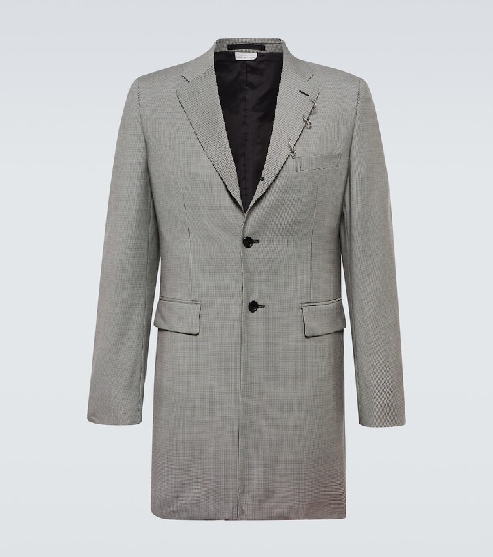 Comme des Garçons Homme Deux Checked wool jacket
