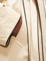 Thumbnail for your product : Balenciaga Cocoon Single-breasted Gabardine Trench Coat - Beige