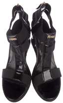 Thumbnail for your product : Fendi Patent Leather Wedges