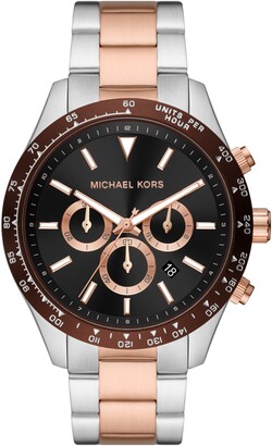 Michael Kors Mens Two-tone Chronograph Watch | Shop the world's largest  collection of fashion | ShopStyle