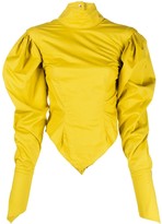 Thumbnail for your product : Thebe Magugu Sulphur blouse