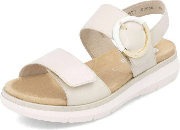 Remonte Women's Flat Sandal In Cream