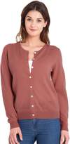 Thumbnail for your product : Wool Overs WoolOvers Ladies Cashmere and Merino Luxurious Crew Neck Knitted Cardigan , L