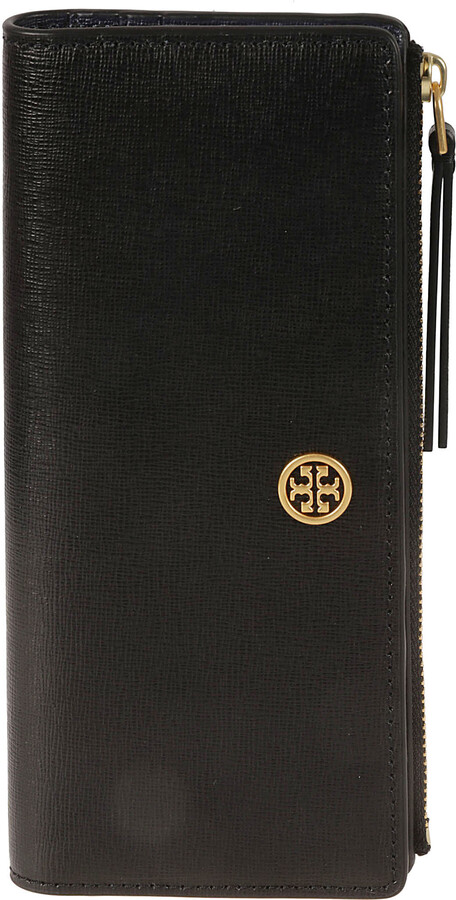 Tory Burch Robinson Colorblock Zip Continental Wallet in Brown Leather  Beige ref.604969 - Joli Closet