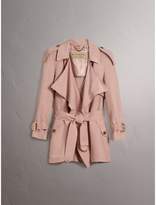 Thumbnail for your product : Burberry Silk Wrap Trench Jacket , Size: 04, Purple