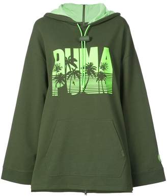 FENTY PUMA by Rihanna full back zip long sleeve hoodie