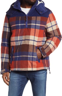 wrangler check popover jacket
