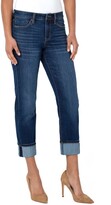 Thumbnail for your product : Liverpool Los Angeles Marley Cuffed Girlfriend Jeans