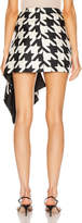 Thumbnail for your product : DANIELE CARLOTTA Asymmetric Skirt in Black & White | FWRD