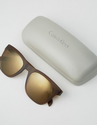 Calvin Klein Teardrop Sunglasses