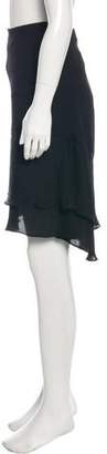 Diane von Furstenberg Catherine Silk Knee-Length Skirt Black Catherine Silk Knee-Length Skirt