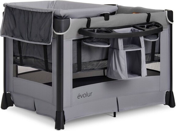 Evolur EvolurCozyCoveDeluxePlayard-Gray