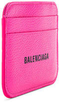Thumbnail for your product : Balenciaga Cash Card Holder in Acid Fuchsia & Black | FWRD