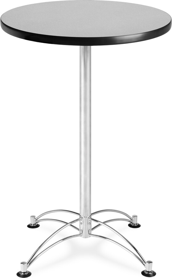 OFM 24" Round Lunchroom Table in Gray Nebula