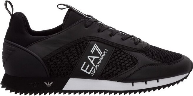 Peep Forward Sunburn EA7 Emporio Armani Men's Black Shoes | over 40 EA7 Emporio Armani Men's  Black Shoes | ShopStyle | ShopStyle