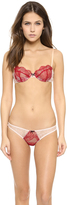 Thumbnail for your product : Fleur du Mal Rose Lace Thong