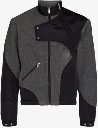 Heliot Emil Panelled Fleece Jacket