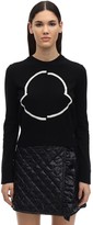 Thumbnail for your product : Moncler Cropped Virgin Wool & Cashmere Sweater