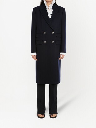 Alexander McQueen Knitted Double-Breasted Coat