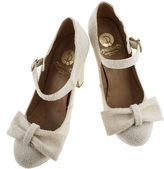 Thumbnail for your product : Red or Dead Womens Ivory Lindy Hop Low Heels