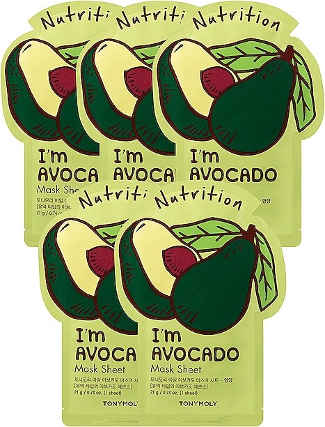 Tony Moly I'm Avocado Sheet Mask 5 Pack