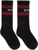 Thumbnail for your product : Vetements Black Reebok Edition Classic Socks