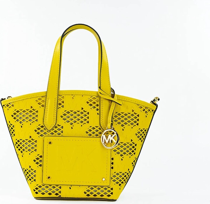 makeup bag ted baker kimmba Michael Kors Yellow Yellow Color Handbags Mustard Purse Yellow