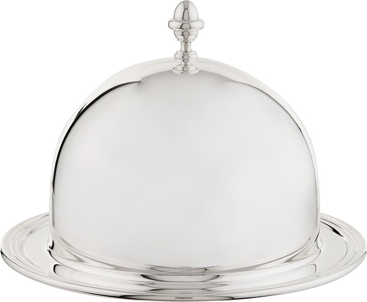 Greggio Silver Plated Georgian Round Butter Dish