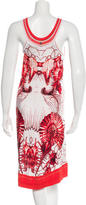 Thumbnail for your product : Roberto Cavalli Shell Print Midi Dress